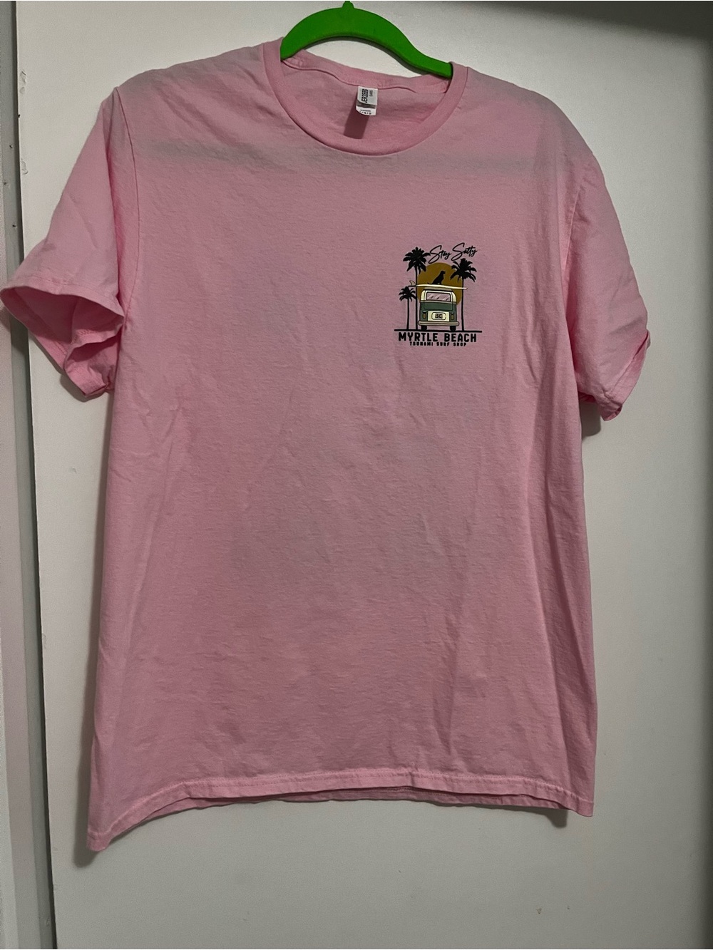 Jerzees Pink Myrtle Beach Graphic Short-Sleeve Tee Brand new never worn